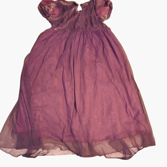 Disney Rapunzel Dress Costume Girls Size XS Purple Play Shabby Halloween - Picture 2 of 7